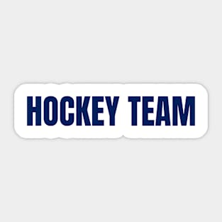 hockey team Sticker